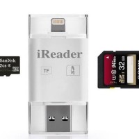 Jual iReader USB Micro SD SDHC Card Reader for iOS Android PC Murah