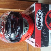 Helm Full Face NHK GP 1000 Red Solid not KYT/ INK/ ZEUS/ GM