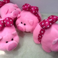 Jual Boneka Babi Lucu Medium (Ukuran panjang +/- 32 cm) Murah