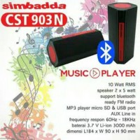 Jual Simbadda Music Player CST 903 Speaker Bluetooth Garansi Resmi Murah