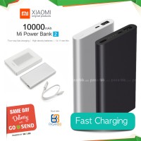 Jual Versi Baru! Xiaomi Mi Power Bank 2 10000mAh Original, Slim Fast Charge Murah