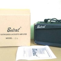 Jual Ampli Gitar Belcat 15G Distorsi Black Murah