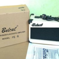 Jual Ampli Gitar Belcat 15G Distorsi Krem Murah