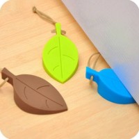 Jual PENAHAN BAWAH PINTU BENTUK DAUN WARNA WARNI DOOR STOPPER-HHM120 Murah