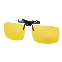 Jual Kacamata Klip On Anti Silau Saat Malam / Night View Clip Ons Murah