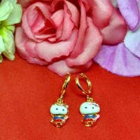 Anting anak hello kitty full ( xuping perhiasan lapis emas )