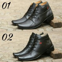 Jual sepatu kickers pantofel casual slip on slop kulit asli/sepatu kerja Murah