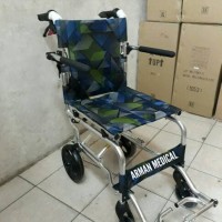 Jual kursi roda travel/ringan/mudah di lipat/masuk cabin pesawat GRATIS TAS Murah