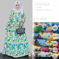 Baju Gamis Nafisa Dress Ori Alice Longdress Murah