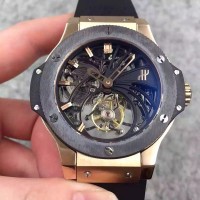 Jual HUBLOT BIG BANG GOLD SKELETON TOURBILLON Murah
