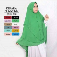 Jual khimar syari kinara 3 layer hijab jilbab kerudung Murah
