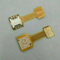 Jual Double Dual SIM Card Adapter Converter for Android Extender 2 Nano SIM Murah