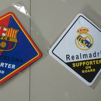 Jual Tempelan Kaca Aksesoris Bola MU Arsenal Chelsea Liverpool MURAH Murah