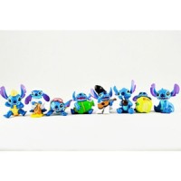 Jual hadiah kado Action Figure Lilo And Stitch isi 8 pcs. Murah