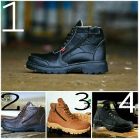 Jual sepatu boots caterpillar safety + safety shoes caterpillar murah Murah