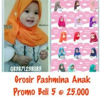 Jual Jilbab bayi anak balita / pashmina anak/ Pastan/pasmina Murah