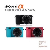 Jual Silicone Silikon Case Kamera Mirrorless Sony Alpha A6000 Murah