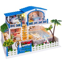 Jual hadiah mainan Rumah rumahan Dollhouse Miniatur DIY Villa Turki YWCFS Murah