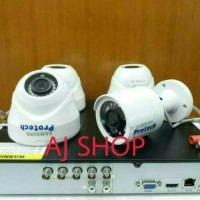 Promo paket Cctv Samsung Kamera 3 indoor 1Outdor Hd1080P(komplit)