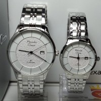 Jam Tangan Couple Alexandre Christie AC8472MDLD Classic Silver Steel