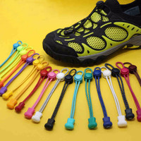 Jual Tali Sepatu Elastis Dengan Lock Elastic Lock Lace Laces Lari NEw Murah