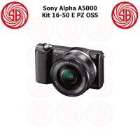 Kamera Sony Alpha 5000 + SEL 16-50 ; Mirrorless ILCE-5000L ; A5000 Kit
