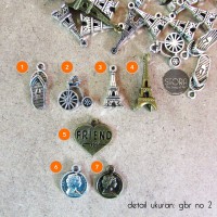 Jual Charm / Bandul / Liontin (Diy Kalung - Gelang - Tattoo - Choker) Murah