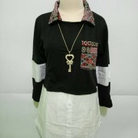 Jual dress songket hitam Murah