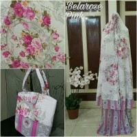Jual Mukena Bali Belarose Katun Rayon - Pink Murah