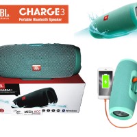 Jual JBL Charge 3 Bluetooth Speaker Waterproof Portable Outdoor Subwoofer Murah