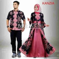 Jual Couple Batik Sarimbit Gamis Kanzia Murah