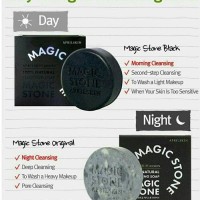 Jual Sabun magic stone black dan abu 25gr Murah