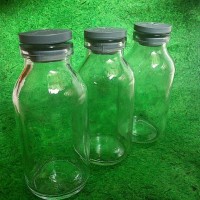 Jual Botol Asi Kaca 100 ml, termasuk bubble wrp, bisaGojek Murah