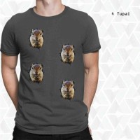 Baju Kaos 3D 4 Tupai Unik Limited | Pusat Kaos 3D Bandung