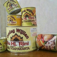 Jual Gudeg Kaleng Bu Hj Rini Jumbo Komplit; Free Bubble Wrap; Gudeg Wijilan Murah