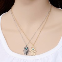 Jual Kalung Tangan Vintage Hamsa Hand Fatima Arab India Silver Gold Murah