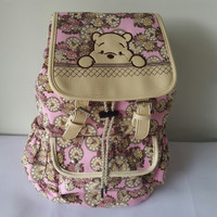 Jual (TERBARU) Tas Sekolah Gendong Anak Kuliah Remaja Winnie The Pooh Murah