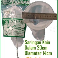 Jual Saringan Kain Penyaring Teh Hijau Kopi Thai Green Tea Matcha Saring Murah