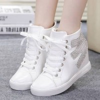 Jual SEPATU KETS BOOTS PUTIH MAXI!! Murah