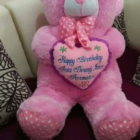 Jual Boneka JUMBO ukir nama teddy bear Murah