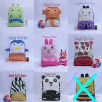 Jual Tas Ransek Karakter Animal Besar /Souvenir Ulang Tahun Anak Murah Murah