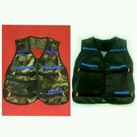 Jual NERF BAJU ROMPI / VEST BLACK DAN CAMOUFLAGE TANPA MERK - NAB Murah