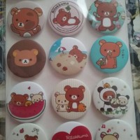 Jual Button Badges Rilakkuma Murah