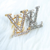 Cincin / Ring Kerudung / Jilbab / Syal Gold LV