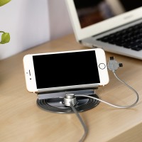 Jual Remax Letto Car Holder 3 in 1 Kabel USB Lightning/Micro/Type C RC-FC2 Murah