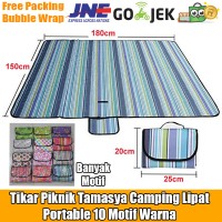 Jual Tikar Piknik Tamasya Lipat Outdoor Portable Ukuran 150 x 180cm Murah