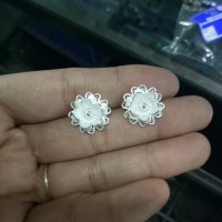 Anting filigre perak 925 asli handmade khas KOTAGEDE