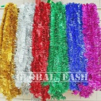Jual Slinger/ tinsel/ hiasan natal/ slinger polos warna/ slinger rumbai Murah