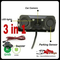 Jual Rear Camera 3 In 1 / Sensor Kamera Parkir / LED Light Mobil Universal Murah