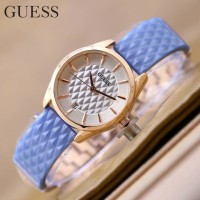 Jam Tangan wanita guess Ls1330 Biru list gold